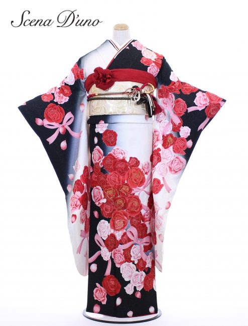 中振袖 SD35008 薔薇にリボン ¥ASK